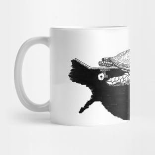 Skateboarder Turtle Mug